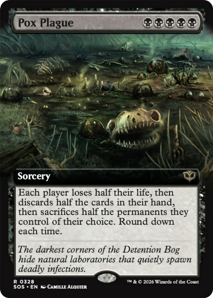 Pox Plague (Extended Art) [Secrets of Strixhaven] | Gamers Paradise
