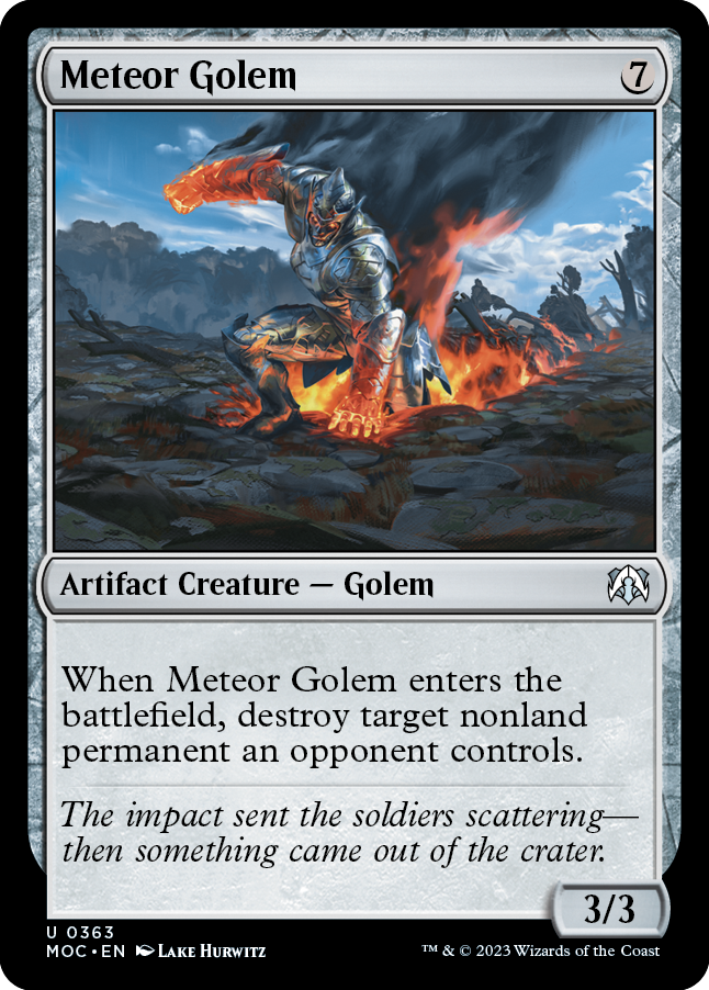 Meteor Golem [March of the Machine Commander] | Gamers Paradise