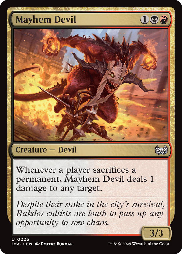 Mayhem Devil [Duskmourn: House of Horror Commander] | Gamers Paradise