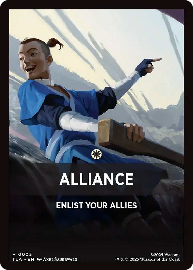 Alliance Theme Card [Avatar: The Last Airbender Tokens] | Gamers Paradise