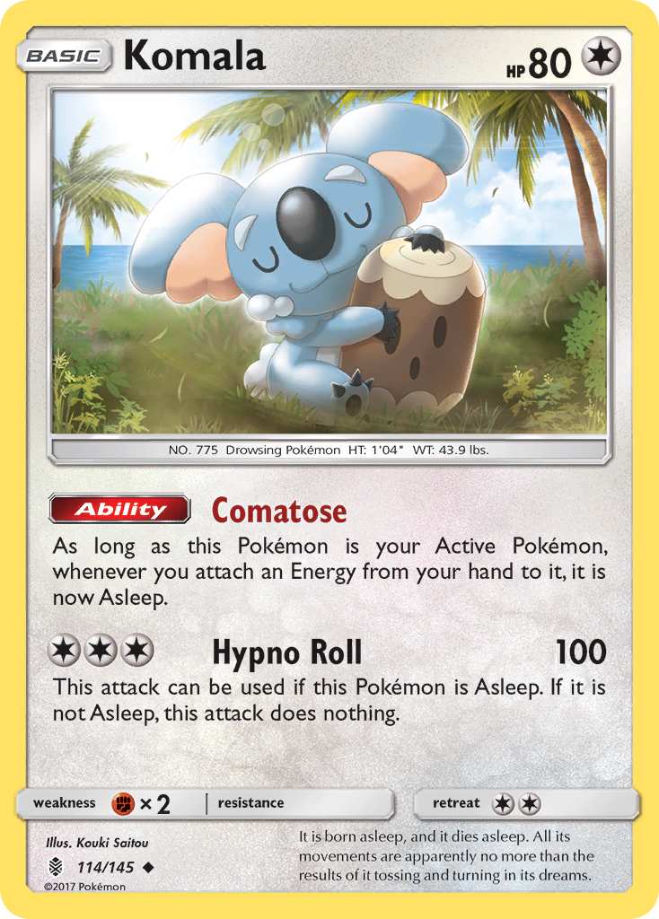 Komala (114/145) [Sun & Moon: Guardians Rising] | Gamers Paradise