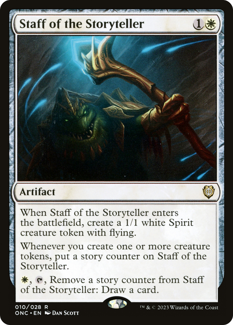 Staff of the Storyteller [Phyrexia: All Will Be One Commander] | Gamers Paradise