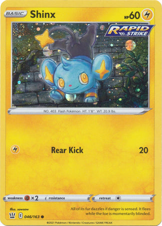 Shinx (046/163) (Cosmos Holo) [Sword & Shield: Battle Styles] | Gamers Paradise