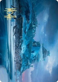 Port of Karfell Art Card (Gold-Stamped Signature) [Kaldheim Art Series] | Gamers Paradise
