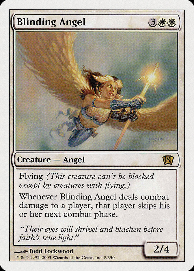 Blinding Angel (8th Edition) [Oversize Cards] | Gamers Paradise