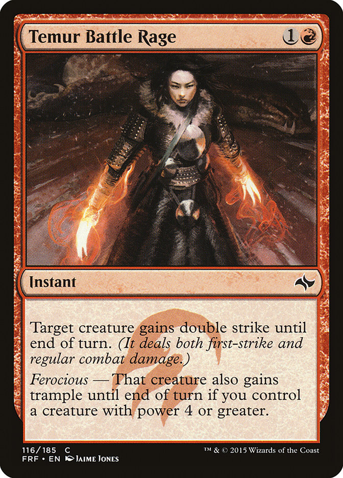 Temur Battle Rage [Fate Reforged] | Gamers Paradise