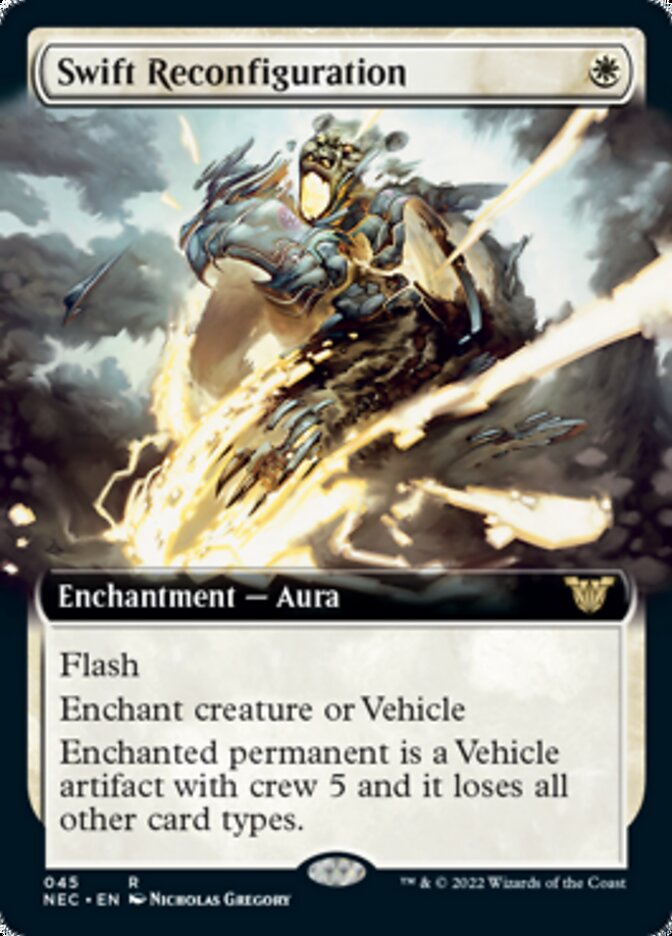 Swift Reconfiguration (Extended Art) [Kamigawa: Neon Dynasty Commander] | Gamers Paradise