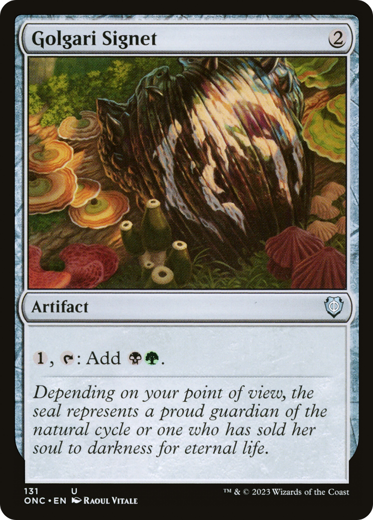 Golgari Signet [Phyrexia: All Will Be One Commander] | Gamers Paradise