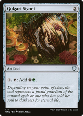 Golgari Signet [Phyrexia: All Will Be One Commander] | Gamers Paradise