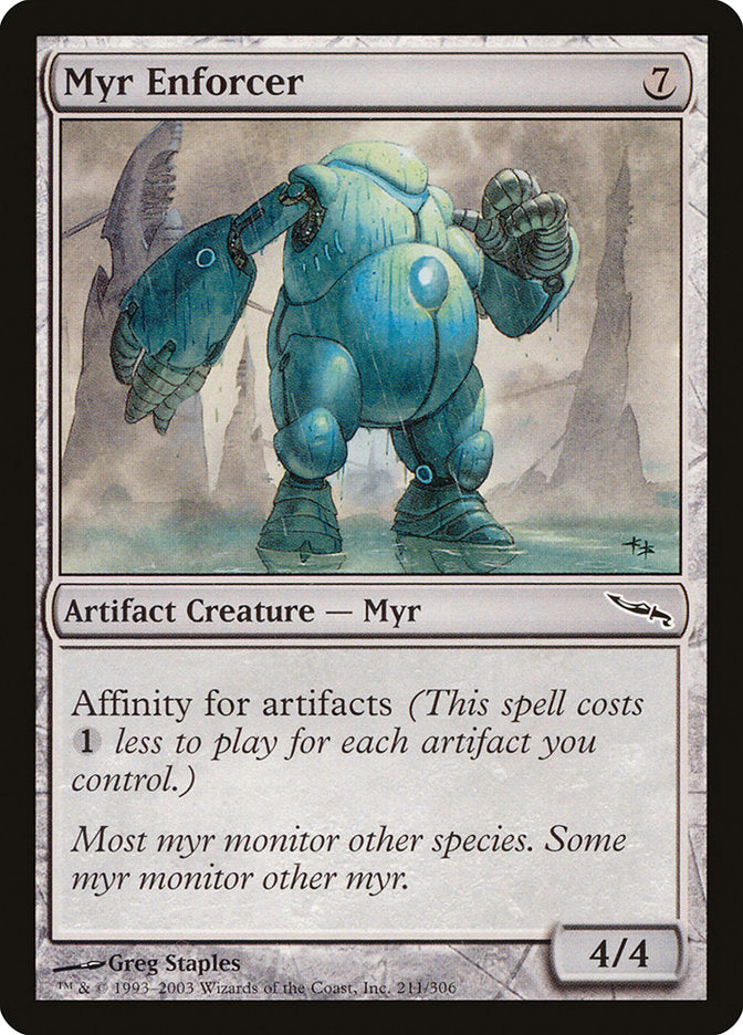 Myr Enforcer [Mirrodin] | Gamers Paradise