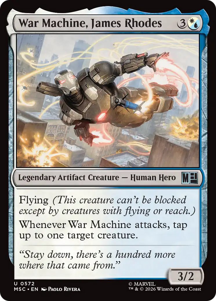 War Machine, Avenging Arsenal (Surge Foil) [Marvel Super Heroes Commander] | Gamers Paradise