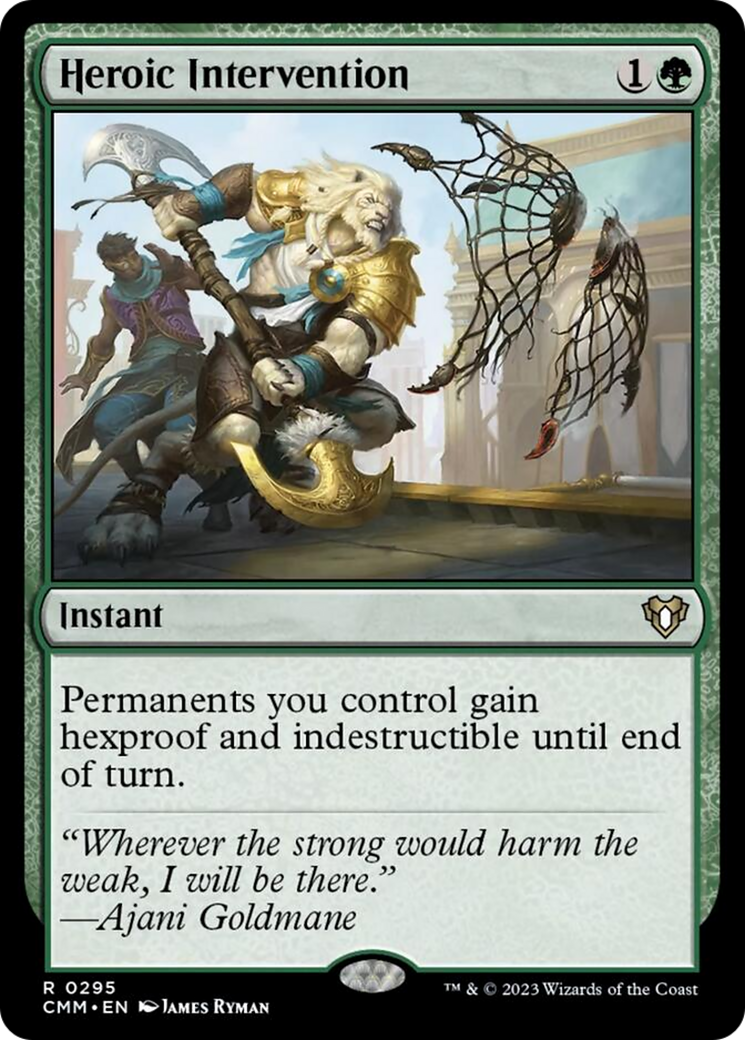 Heroic Intervention [Commander Masters] | Gamers Paradise