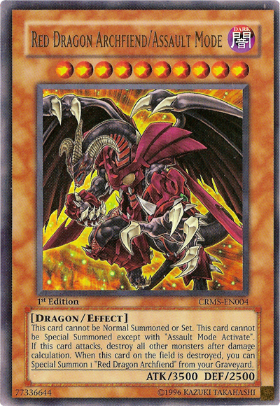 Red Dragon Archfiend/Assault Mode [CRMS-EN004] Ultra Rare | Gamers Paradise