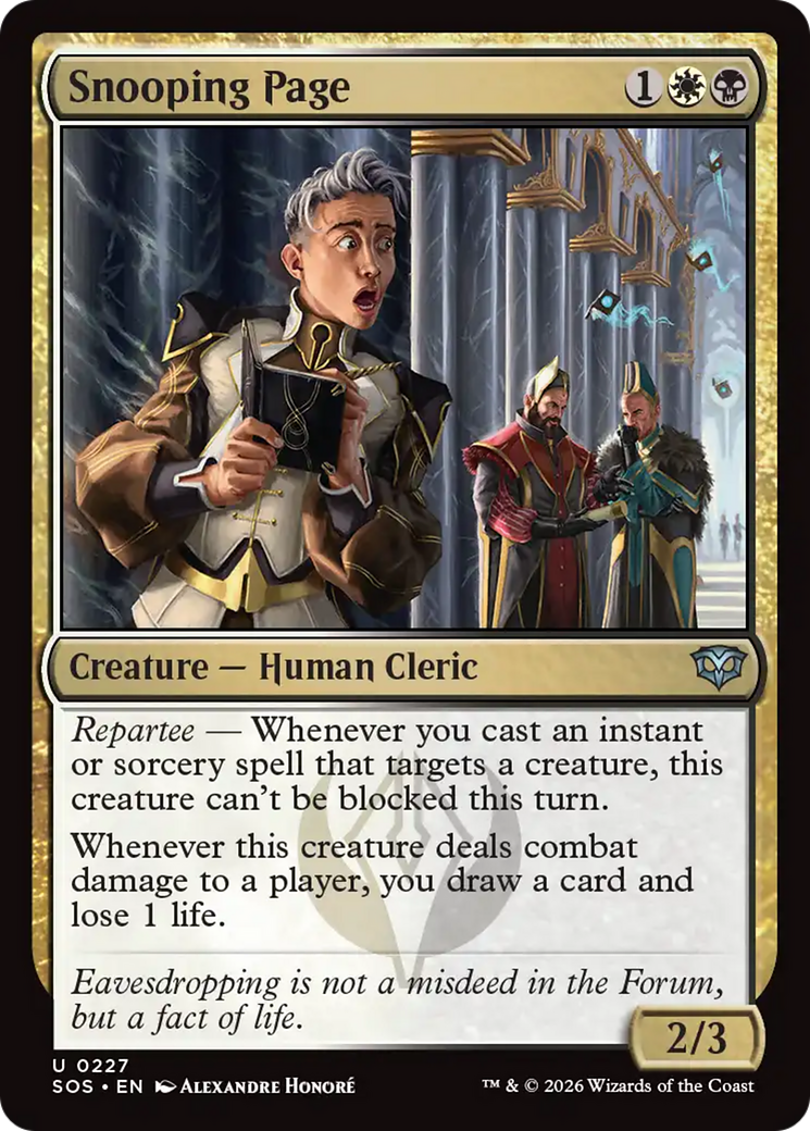 Snooping Page [Secrets of Strixhaven] | Gamers Paradise