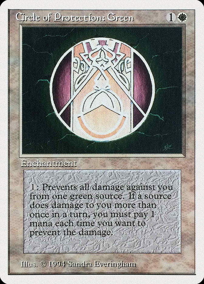 Circle of Protection: Green [Summer Magic / Edgar] | Gamers Paradise