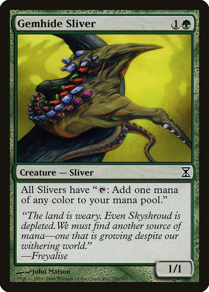 Gemhide Sliver [Time Spiral] | Gamers Paradise