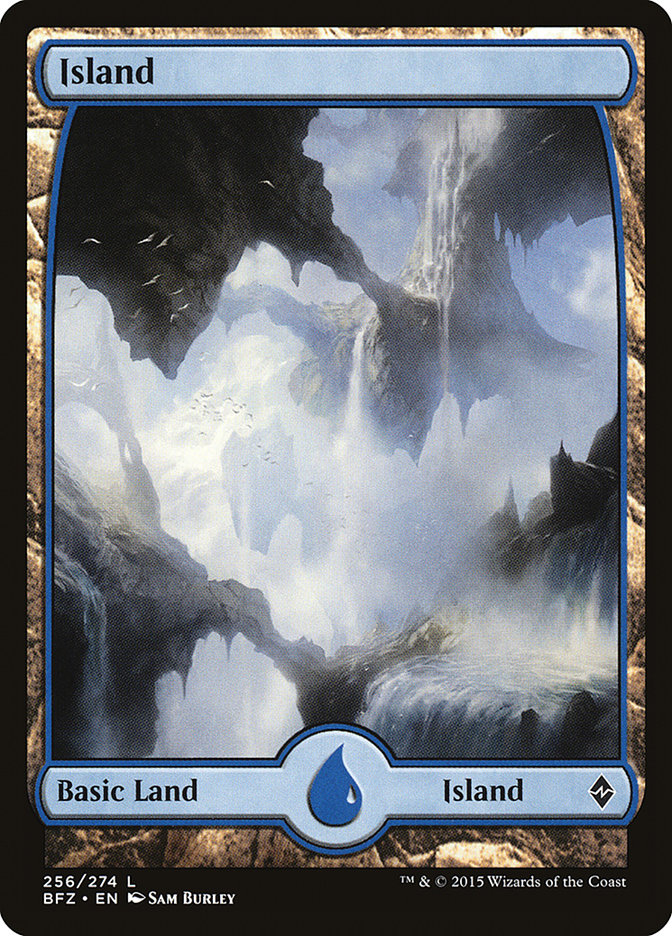 Island (256) (Full Art) [Battle for Zendikar] | Gamers Paradise