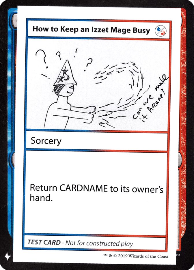 How to Keep an Izzet Mage Busy [Mystery Booster Playtest Cards] | Gamers Paradise