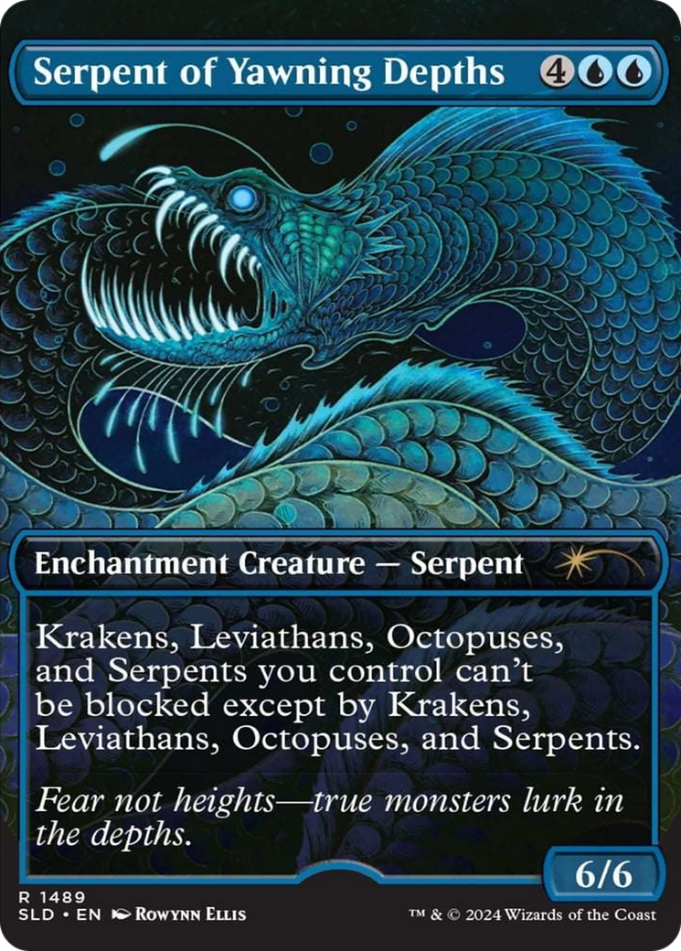 Serpent of Yawning Depths (Rainbow Foil) [Secret Lair Drop Series] | Gamers Paradise