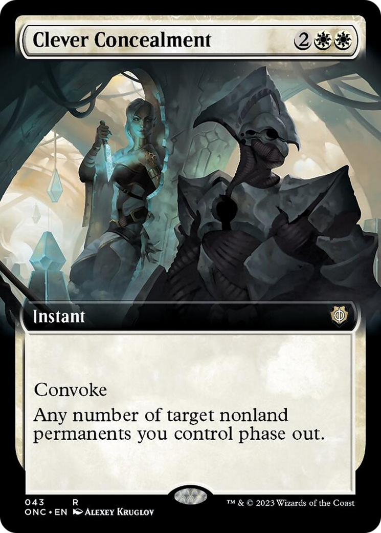 Clever Concealment (Extended Art) [Phyrexia: All Will Be One Commander] | Gamers Paradise