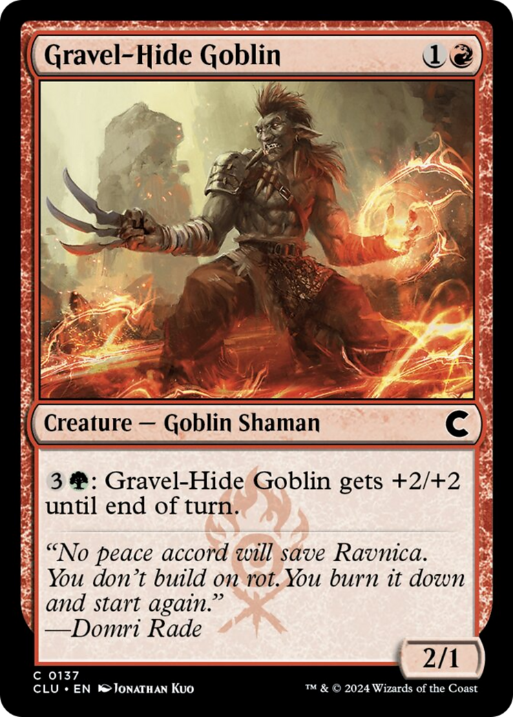 Gravel-Hide Goblin [Ravnica: Clue Edition] | Gamers Paradise
