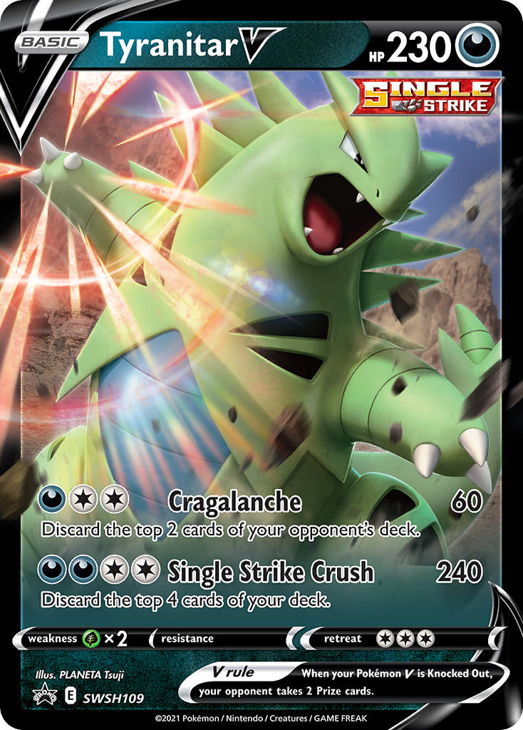 Tyranitar V (SWSH109) [Sword & Shield: Black Star Promos] | Gamers Paradise