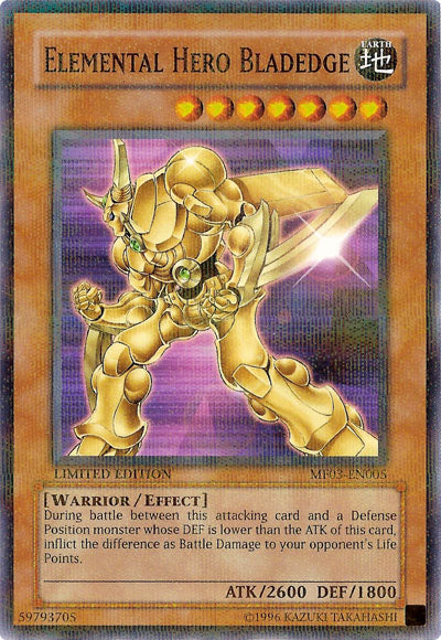 Elemental Hero Bladedge [MF03-EN005] Parallel Rare | Gamers Paradise