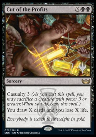 Cut of the Profits (Promo Pack) [Streets of New Capenna Promos] | Gamers Paradise