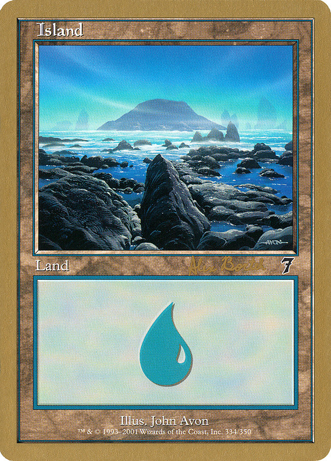 Island (ab334) (Alex Borteh) [World Championship Decks 2001] | Gamers Paradise