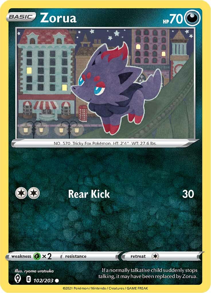 Zorua (102/203) [Sword & Shield: Evolving Skies] | Gamers Paradise