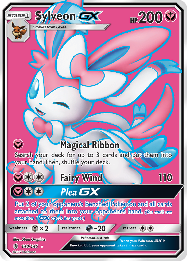 Sylveon GX (140/145) [Sun & Moon: Guardians Rising] | Gamers Paradise