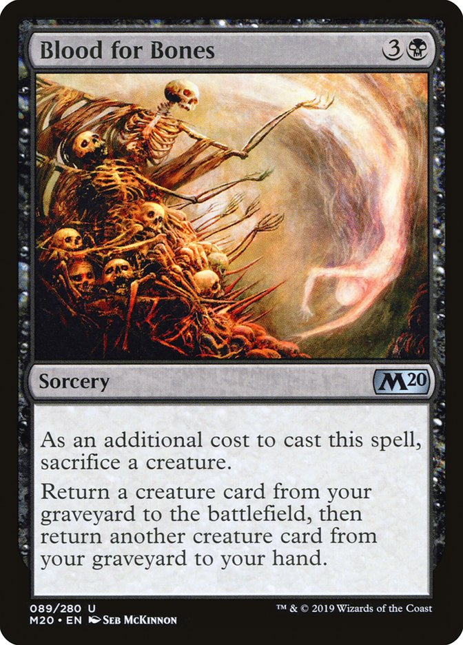 Blood for Bones [Core Set 2020] | Gamers Paradise
