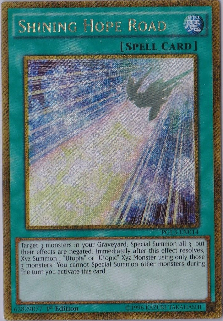 Shining Hope Road [PGL3-EN014] Gold Secret Rare | Gamers Paradise