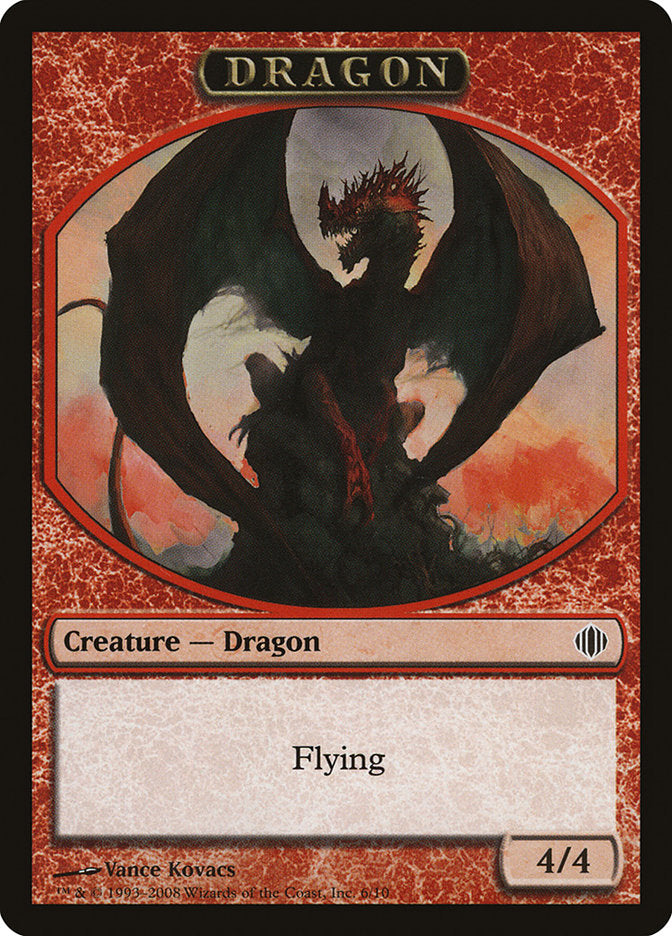 Dragon Token [Shards of Alara Tokens] | Gamers Paradise