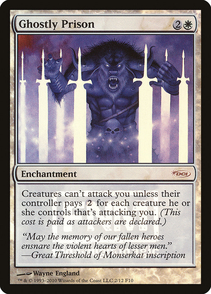 Ghostly Prison [Friday Night Magic 2010] | Gamers Paradise