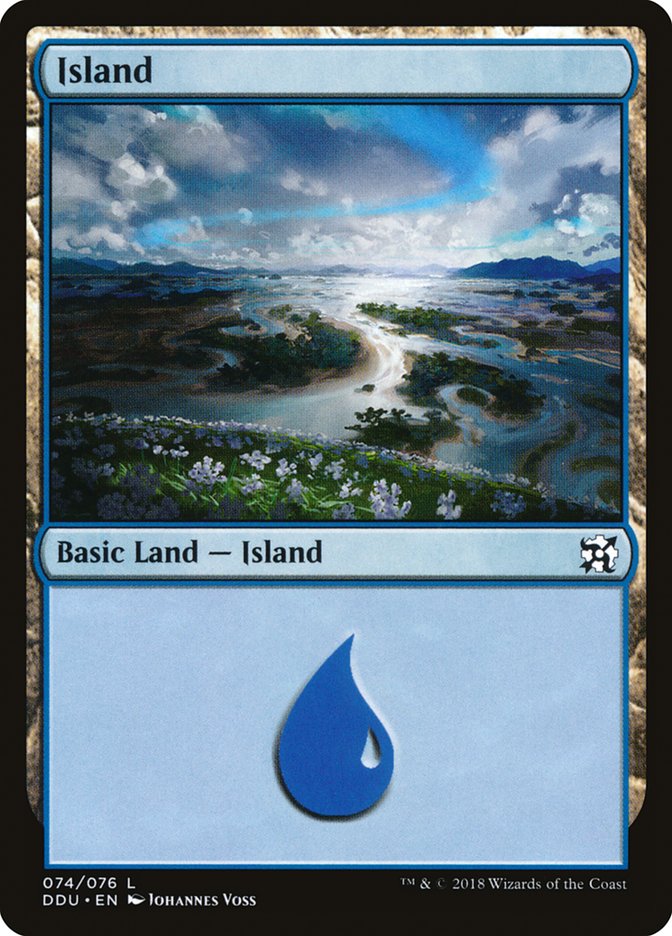 Island (74) [Duel Decks: Elves vs. Inventors] | Gamers Paradise