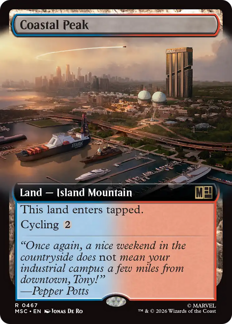 Coastal Peak (Extended Art) [Marvel Super Heroes Commander] | Gamers Paradise