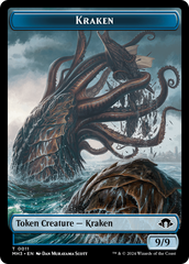 Eldrazi Spawn // Kraken Double-Sided Token [Modern Horizons 3 Tokens] | Gamers Paradise