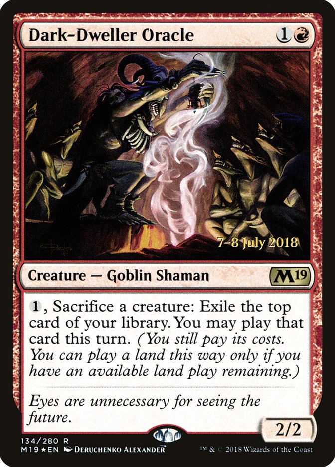 Dark-Dweller Oracle [Core Set 2019 Prerelease Promos] | Gamers Paradise