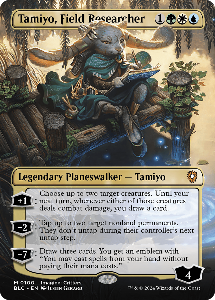 Tamiyo, Field Researcher (Borderless) [Bloomburrow Commander] | Gamers Paradise