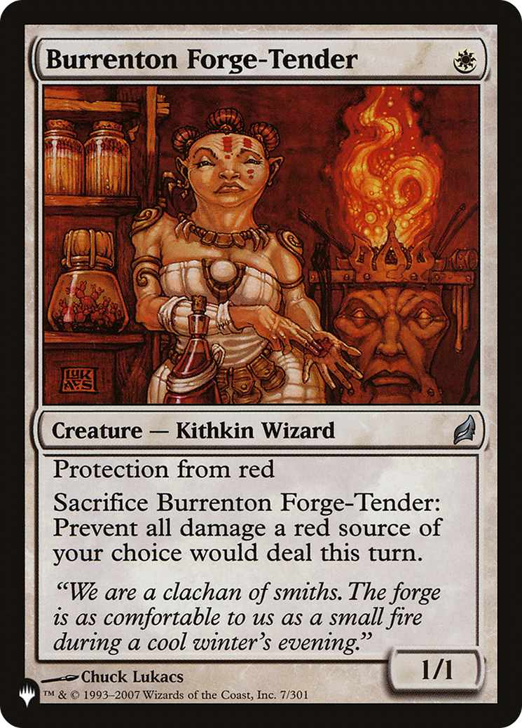 Burrenton Forge-Tender [The List Reprints] | Gamers Paradise