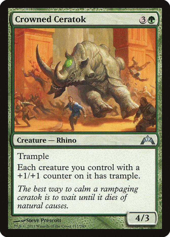 Crowned Ceratok [Gatecrash] | Gamers Paradise