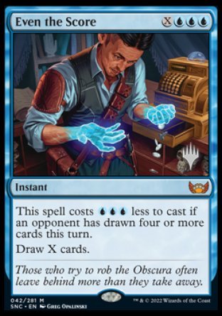 Even the Score (Promo Pack) [Streets of New Capenna Promos] | Gamers Paradise