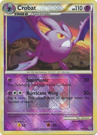 Crobat (14/95) (League Promo) [HeartGold & SoulSilver: Unleashed] | Gamers Paradise