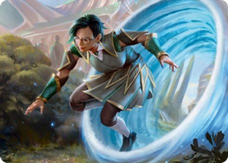 Vortex Runner Art Card [Strixhaven: School of Mages Art Series] | Gamers Paradise