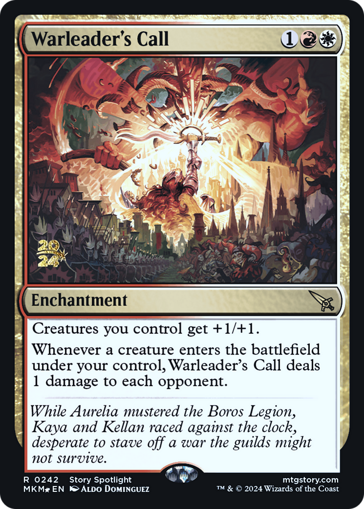 Warleader's Call [Murders at Karlov Manor Prerelease Promos] | Gamers Paradise