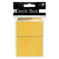 Ultra PRO: Deck Box - Solid Color (Yellow) | Gamers Paradise