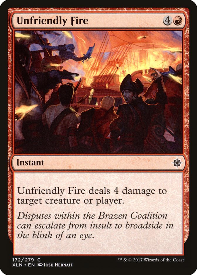 Unfriendly Fire [Ixalan] | Gamers Paradise