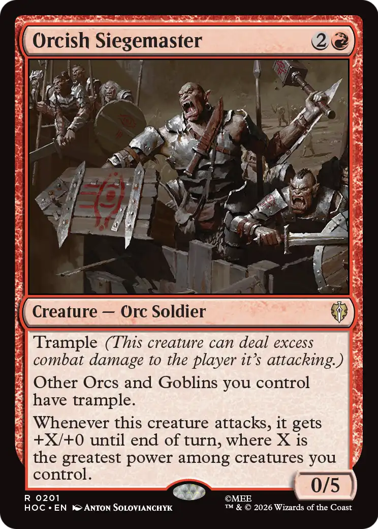 Orcish Siegemaster [The Hobbit: Eternal-Legal] | Gamers Paradise