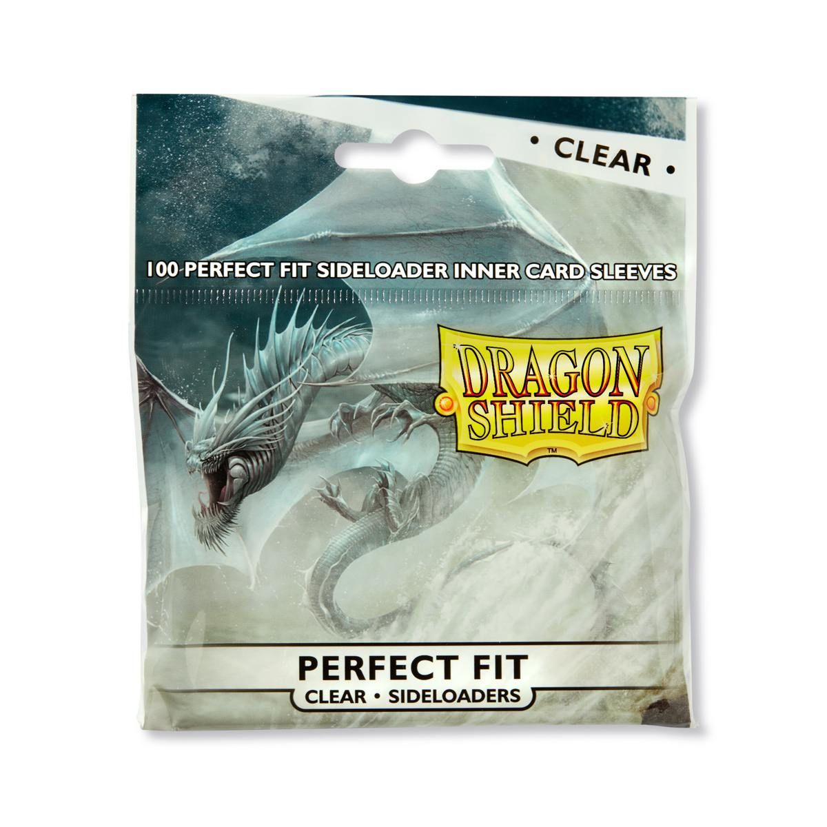 Dragon Shield: Standard Size 100ct Inner Sleeves - Perfect Fit Sideloader (Clear 'Naluapo') | Gamers Paradise